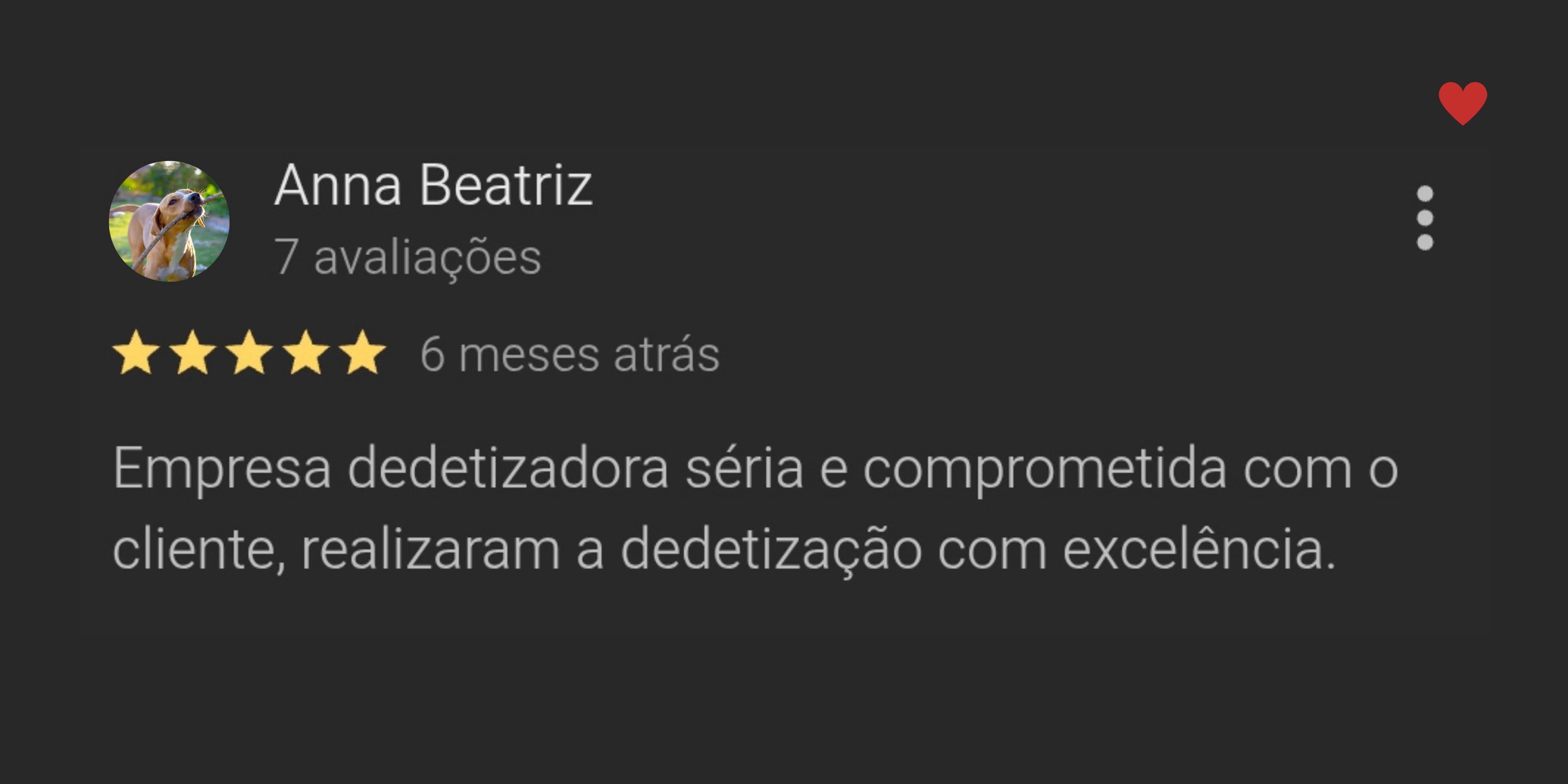 Depoimento sobre atendimento profissional